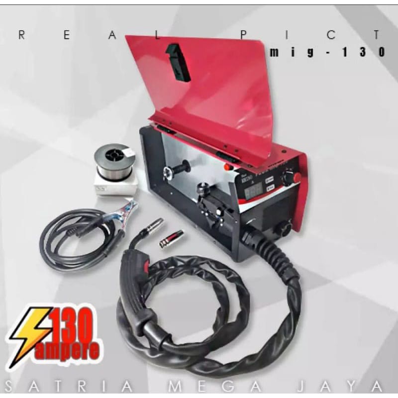 Mesin Las RHINO MIG 130 GENERAL / Travo Las Inverter 130A - Trafo Mesin Las Listrik MIG 130 RHINO GE