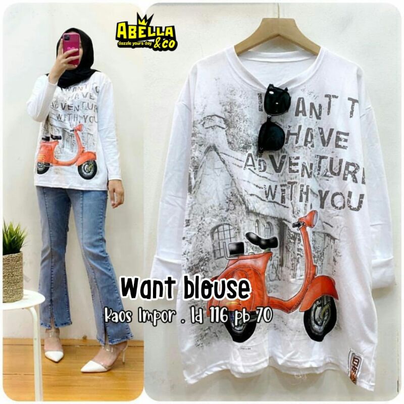 Want Blouse By Abella