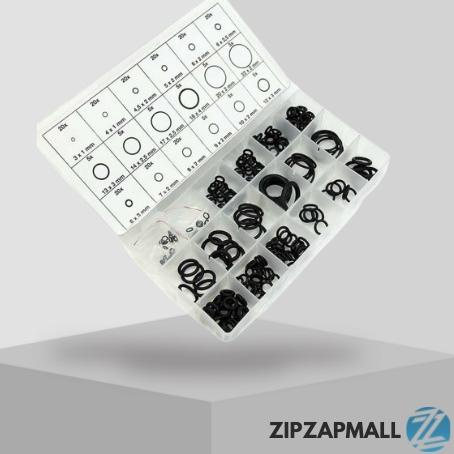 Diskon Hemat Karet Rubber O Ring Seal Tightening 225 PCS / Set Lengkap Karet O ring Pencegah Kebocor