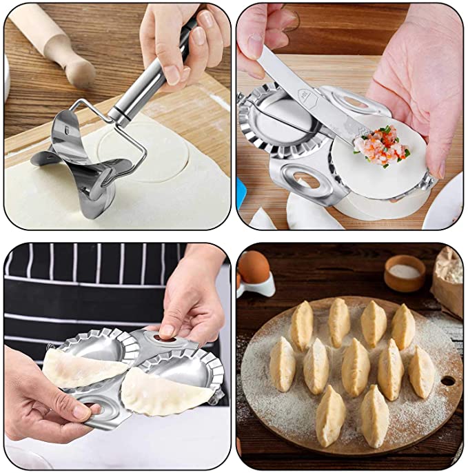 Kitchen DIY Dumpling Mould / Stainless Steel Dumpling Maker / Useful Ravioli Mould  / Press Meat Pie Pastry Mold Kitchen Accessories