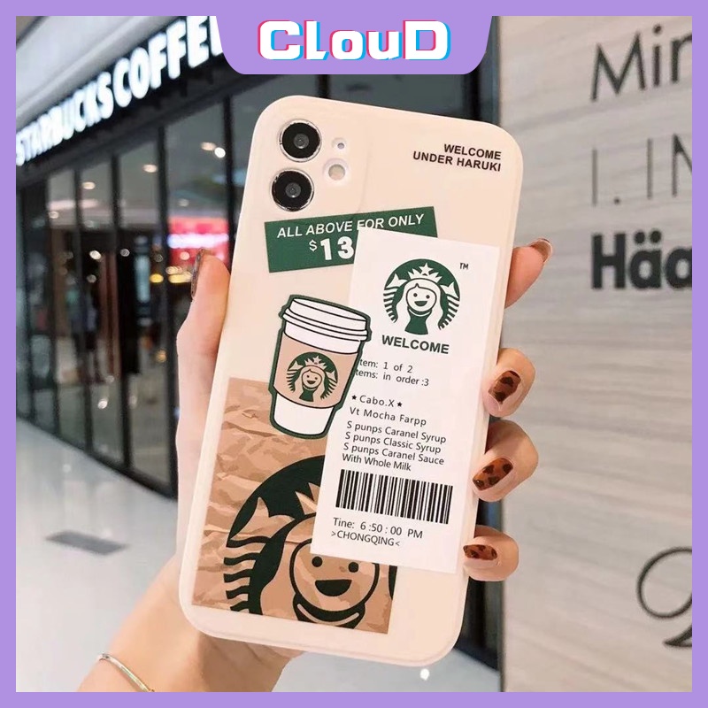 Soft Case Silikon TPU Motif Starbucks Untuk Oppo A57 2022 15 A95 A16 A92 A12 A5s A11K A3s A31 A11 A33 A15s A5 A9 A52 A76 A96 A3 A74 A53 4e A54 F12