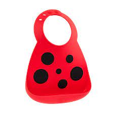 Lady Bug ORI MAKE MY DAY - BABY BIB - Celemek Makan Bayi - SLABBER Untuk umur 6 bulan s/d 3 tahun