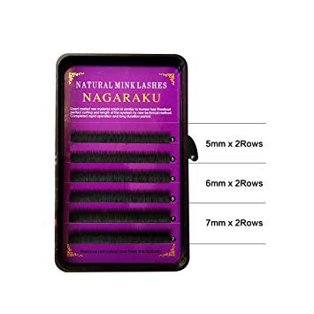 Nagaraku Underlash / Bulumata Bawah J curl 0.10 mix 5-7 mm