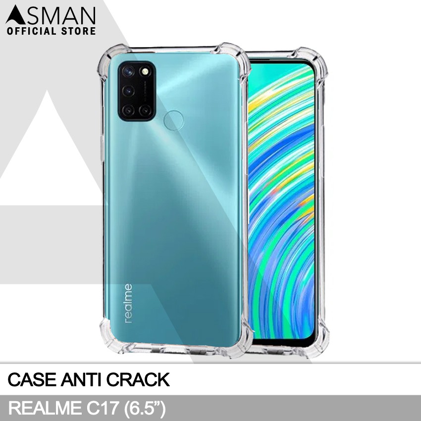 Anti Crack Realme C17 (6.5&quot;) | Softcase Anti Bentur - Clear