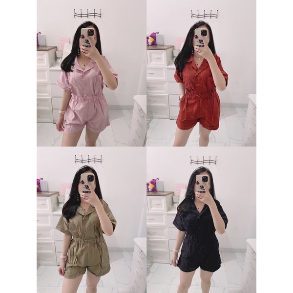 jumpsuit tiara wanita.jumpsuit tiara hp polos wanita katun import kekinian.jumpsuit pendek murah