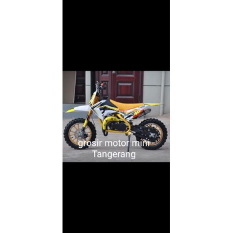 MOTOR MEDIUM  TRAIL T-REX  50CC MESIN 2TAK STANG STENLIS MODEL