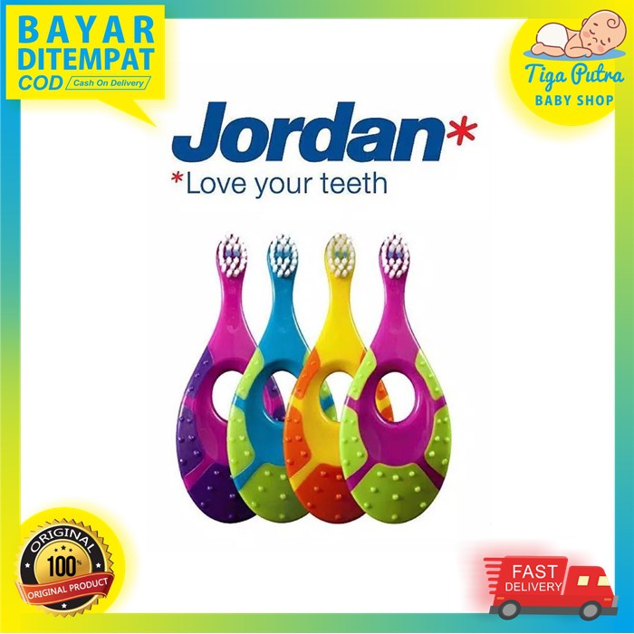 Jordan Toothbrush Sikat Gigi Jordan Anak Semua Varian / Step 1 / Step 2 / Step 3