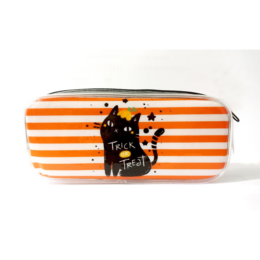

OTB Pencil Case PVC Trick or Treat Cat/ Tempat Pensil Plastik