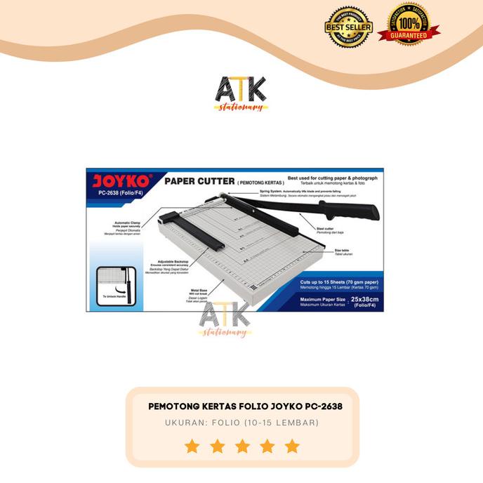 

Alat Pemotong Kertas ( Paper Cutter) Kenko Ukuran Folio atk