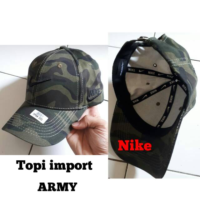 Topi Import corak Army
