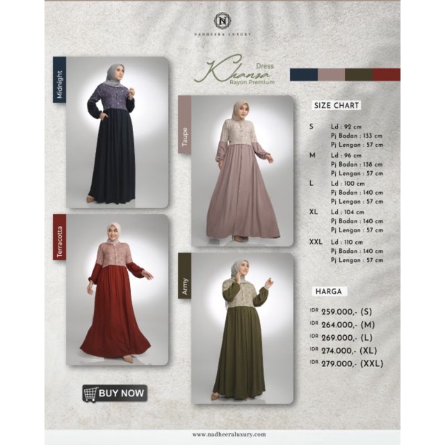 Khanza Dress by Nadheera Luxury