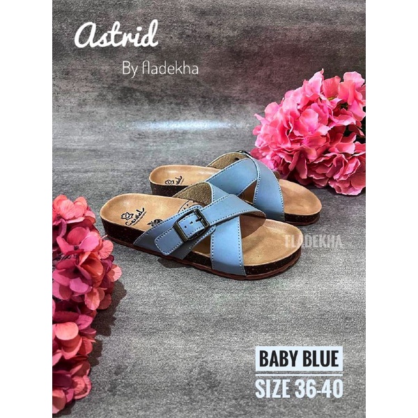 SANDAL WANITA TALI SILANG/ SANDAL REMAJA TRENDY/ SANDAL CEWEK TERKINI/ SANDAL FLAT ASTRID BY FLADEKHA