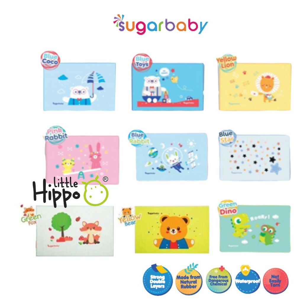 Perlak Bayi Sugar Baby Perlak Karet Bayi  SUGAR BABY ALAS Ompol ORGANIC SNI