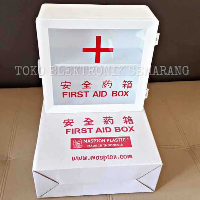 MASPION KOTAK OBAT P3K FIRST AID KIT PENYIMPAN DINDING MEDICINE BOX