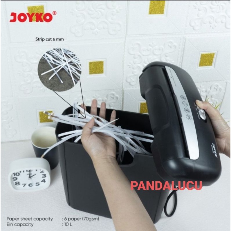 PAPER SHREDDER JOYKO SHD03 Strip Cut MESIN PENGHANCUR KERTAS SHD 03