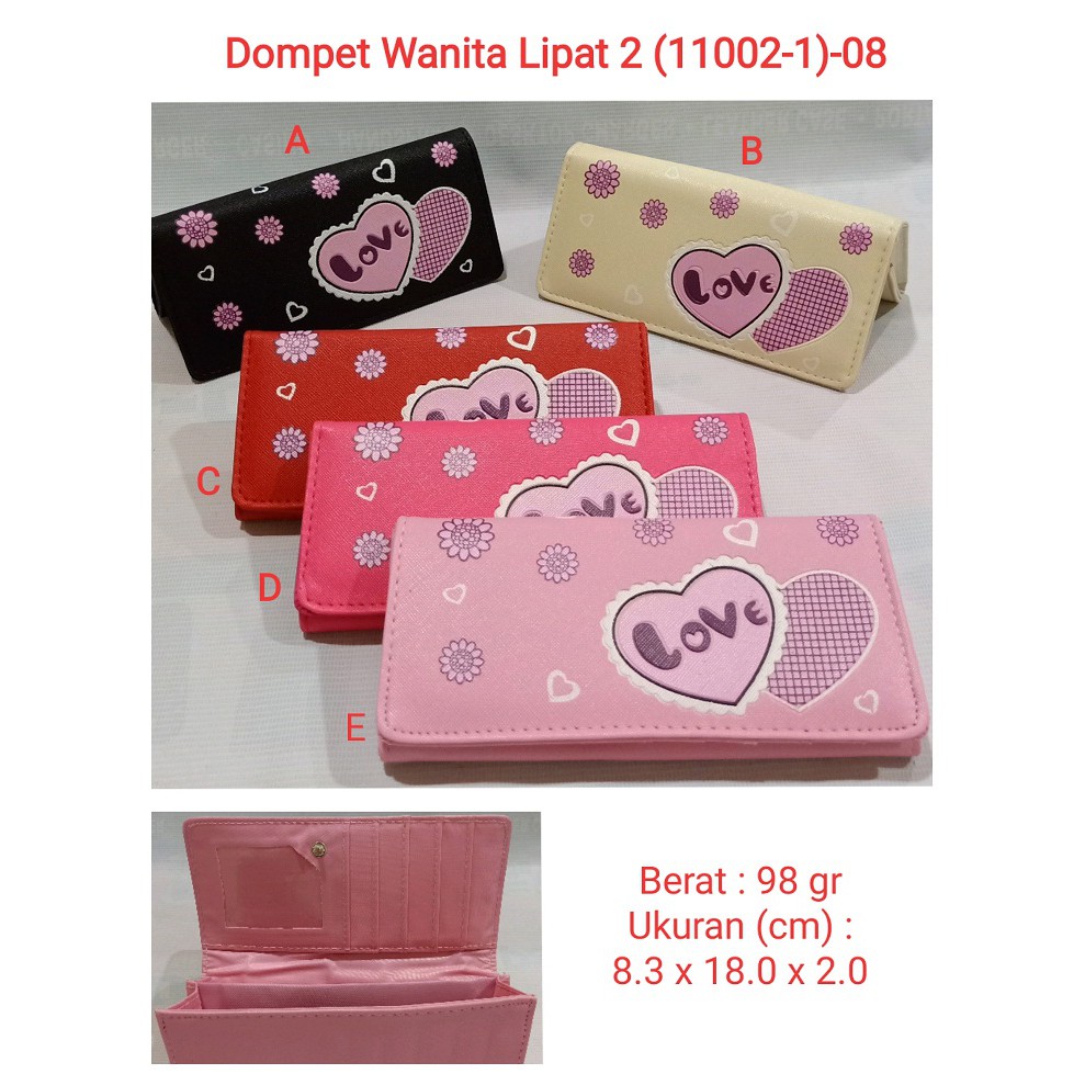 Dompet Wanita  Dewasa &amp; Anak2 Lipat 2 (11002-1) 08