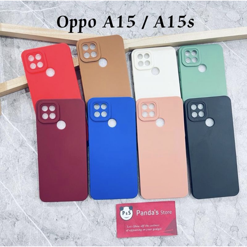 Softcase Pro Camera Oppo A15 , A15s Candy Case Full Color 3D Silikon TPU