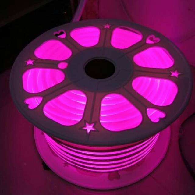 Jual Lampu Selang Led Neon Flex Pink 10m Strip Led Neon Flex Pink 10