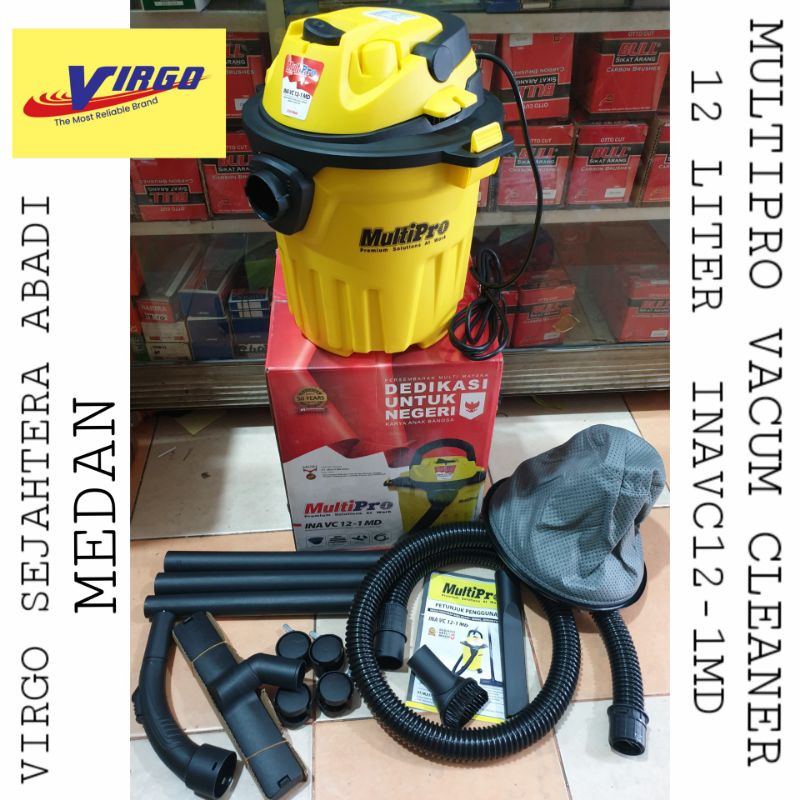 MULTIPRO INAVC12-1MD VACUM VACUUM VACCUM CLEANER ALAT MESIN PENYEDOT DEBU 12 LITER 12L 12 L BASAH / 