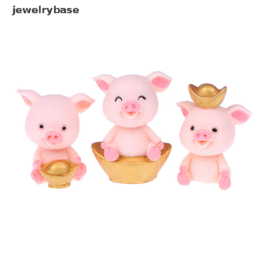 (jewelrybase) Miniatur Babi Fortune Untuk Dekorasi Rumah Boneka