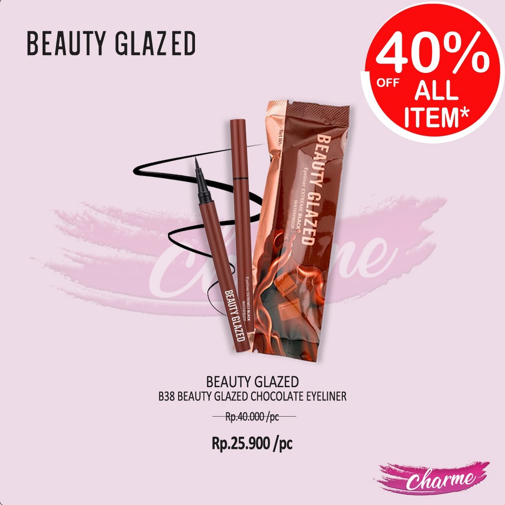 (READY &amp; ORI) Beauty Glazed Chocolate Eyeliner Spidol Long Lasting Waterproof B38 B 38