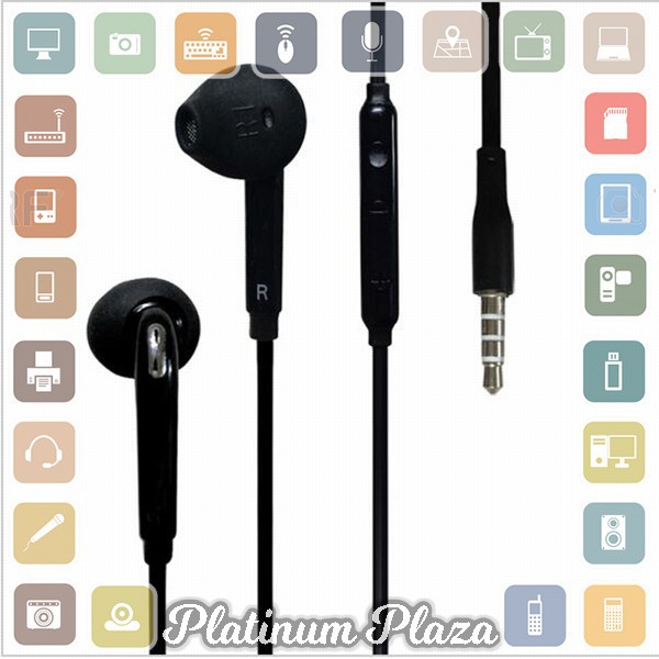 Earphone Headset Sporty dengan Microphone - H04 - Black`C9OC2N-