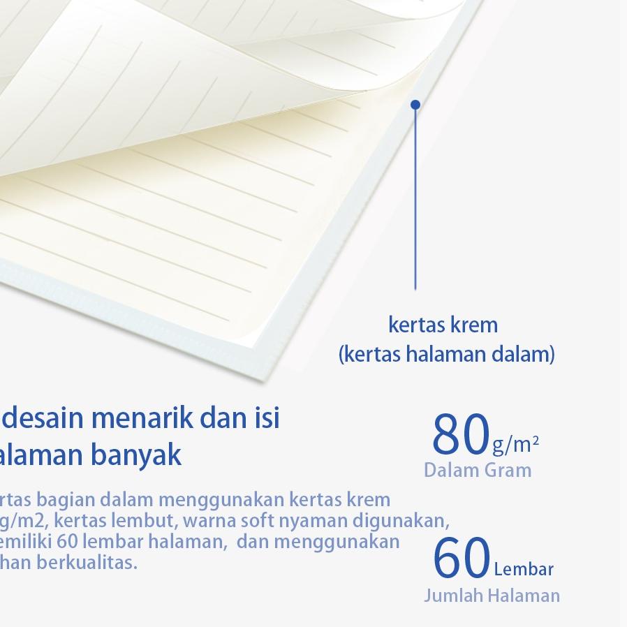 

PRODUCT TERLARIS Deli Buku Vivid Lose Leaf Binder A5/B5 60 Halaman Warna Pastel QHA560 QHB560 853