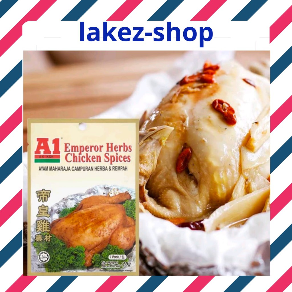 

A1 EMPEROR HERBS CHICKEN / BUMBU AYAM REMPAH
