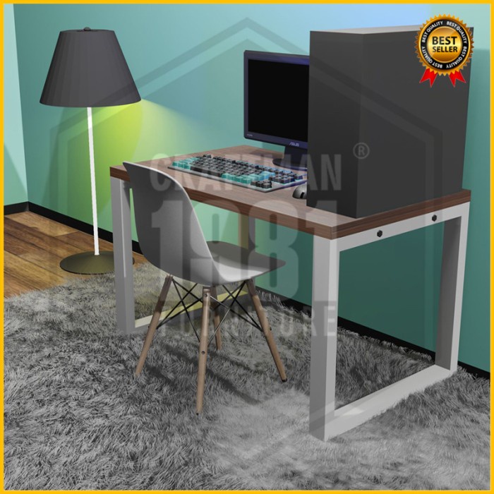 Pinaplepan Meja Belajar Kantor Laptop 80X60 Murah Modern Minimalis