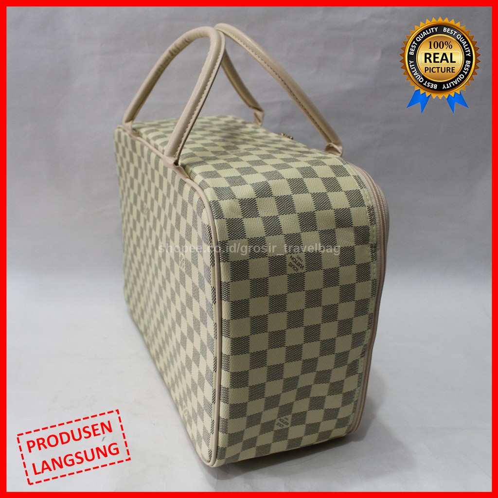 Travel Bag Premium LVP-03 / Tas Pakaian Kualitas Premium / Travel Bag Bahan Kulit PU Import / Tas Mu