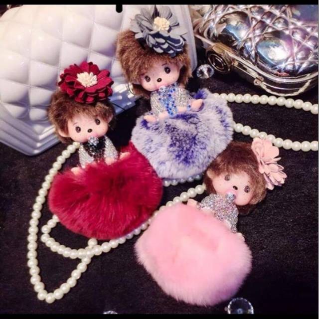 Gantungan Spion Mobil Monchichi