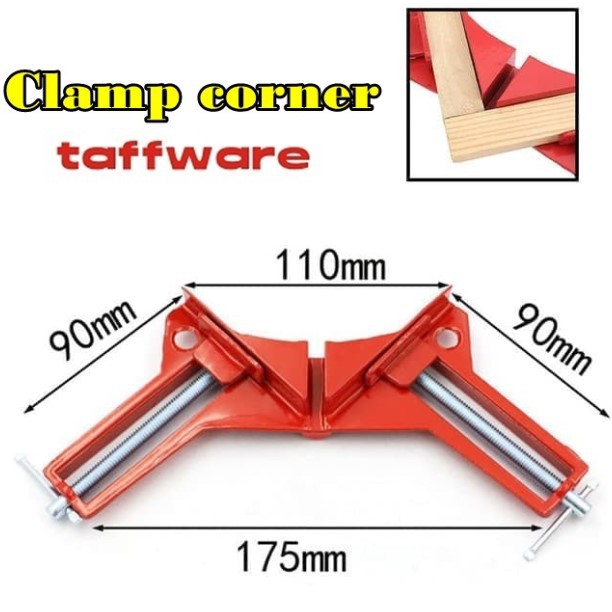 Siku Clamp Mini Clamp 3&quot; penjepit sudut 90 derajat corner clamp sudut