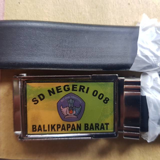 Pesan/Custom Sabuk Matic Nama Sekolah