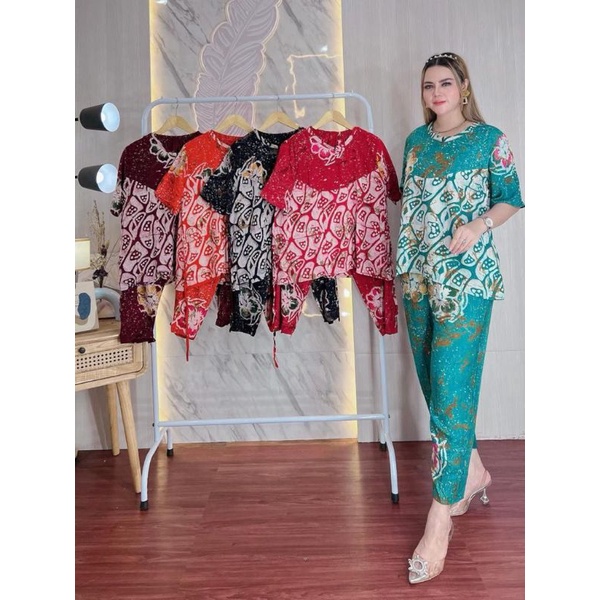 (BISA COD)setelan cp wanita/setelan cp dewasa/setelan cp rayon/setelan cp murah/setelan cp batik/set