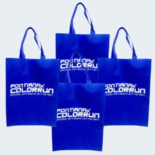 

Goodie bag sablon logo 1 warna 1sisi