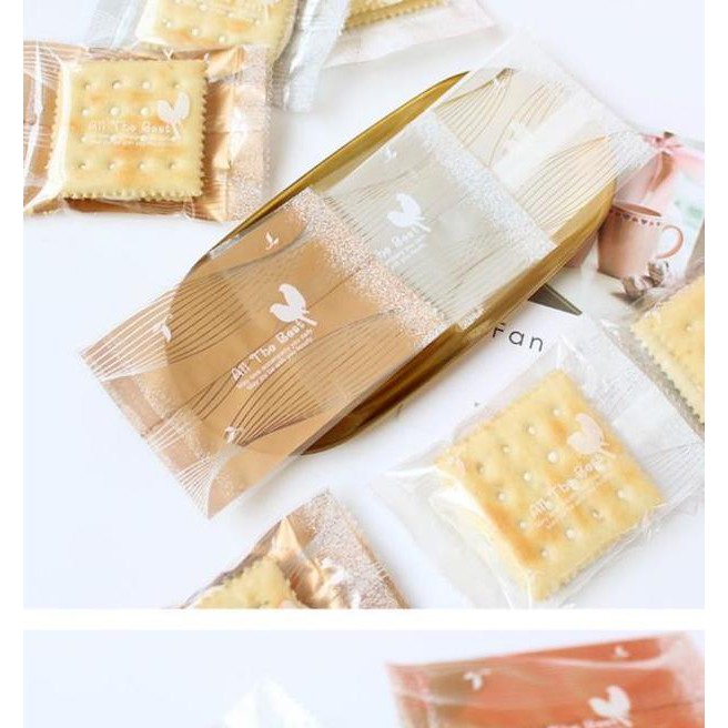 

Hanya Disini] Plastik Cookies Sealer Plastik Permen Lucu Putih Emas Pc-106