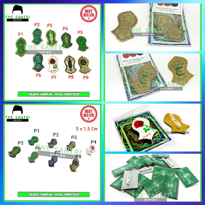 [TERLARIS] Pin Terompah Nabi / Pin Terompah Darkah / Pin Terompah Sayyidah Fatimatuzzahra Baru