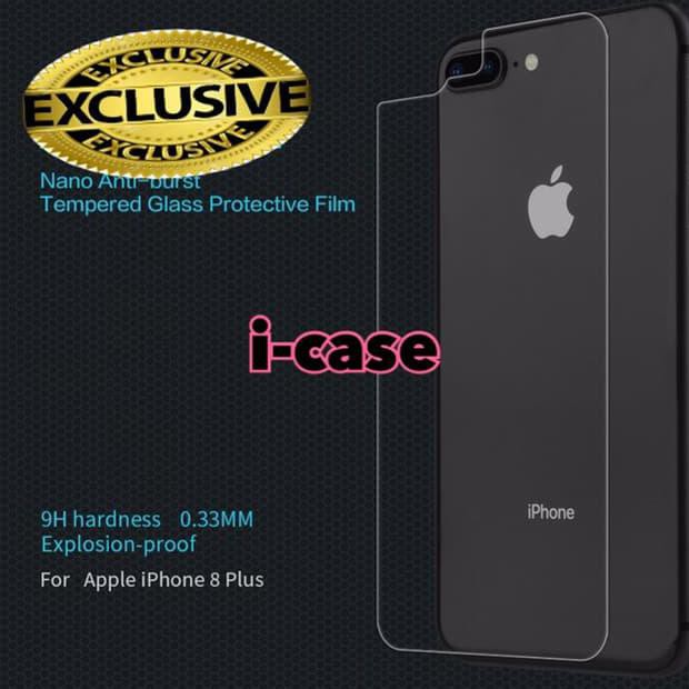 iphone 8 plus tempered glass back cover - bagian belakang - Izhar.Farida