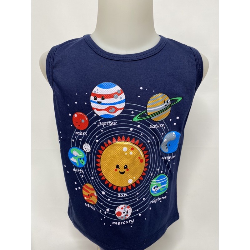 Singlet anak laki-laki-singlet PLANET 1-10 tahun