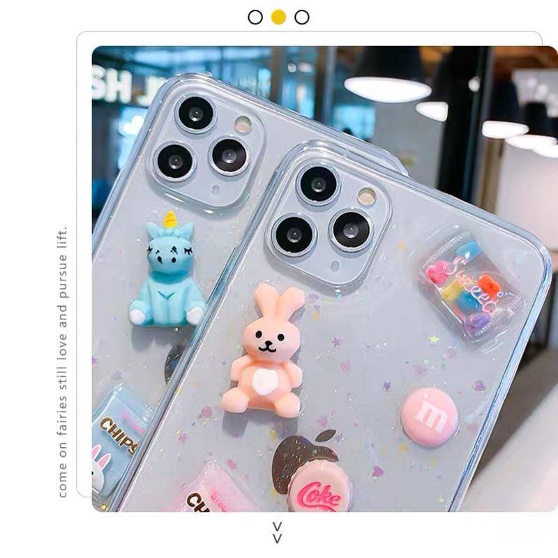 Soft Case Hp Gambar Kartun Kelinci Untuk iPhone 13 / 12 / 11promax / X / XS MAX / XR / SE / 2022 2020 / 7 / 8plus