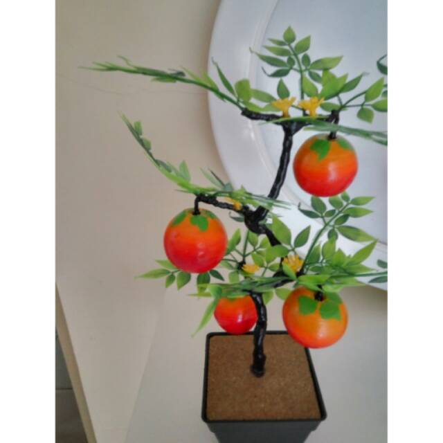 Bunga hias / Bunga Plastik / Hiasan /Buah artificial tomat