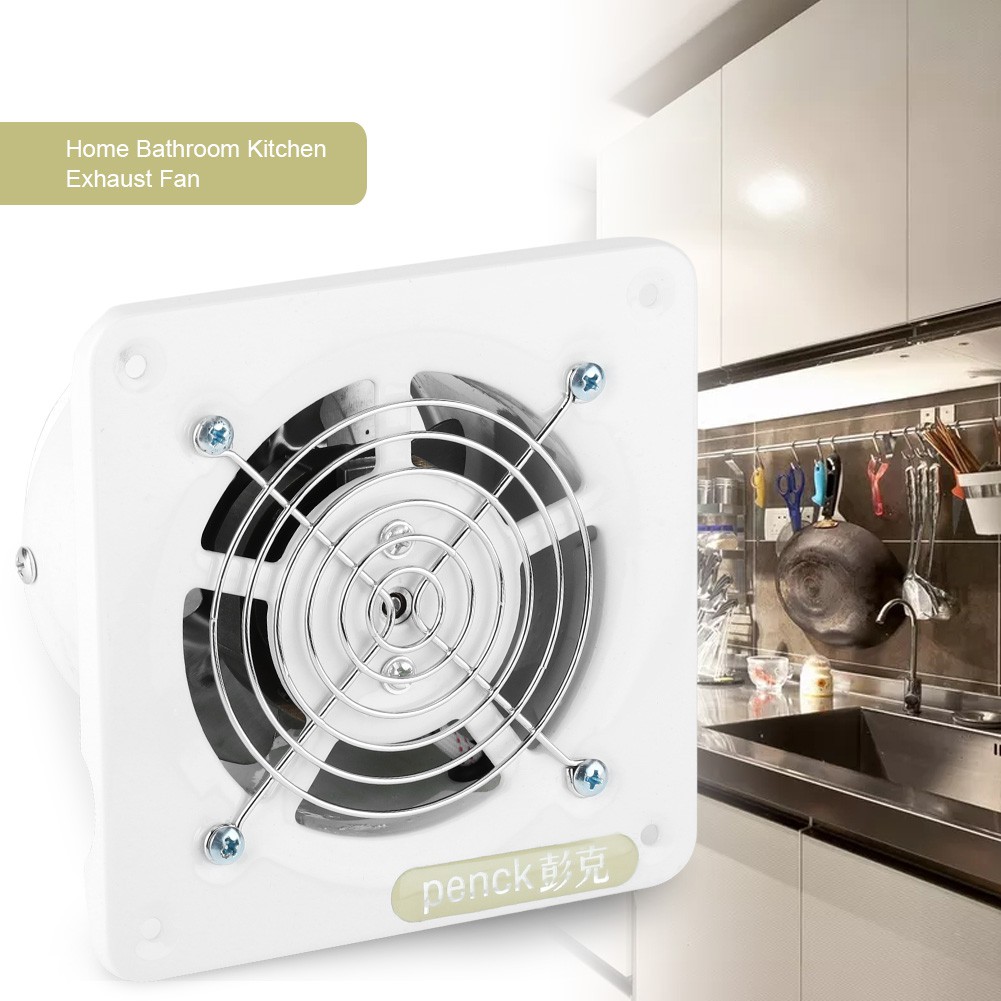 Wall Mounted Low Noise Home Bathroom Exhaust Fan Shopee Indonesia