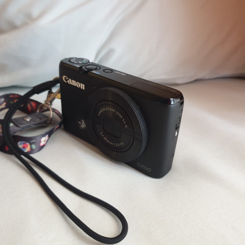 国内配送】 Canon デジタルカメラ PowerShot S200 ブラック PSS200 BK