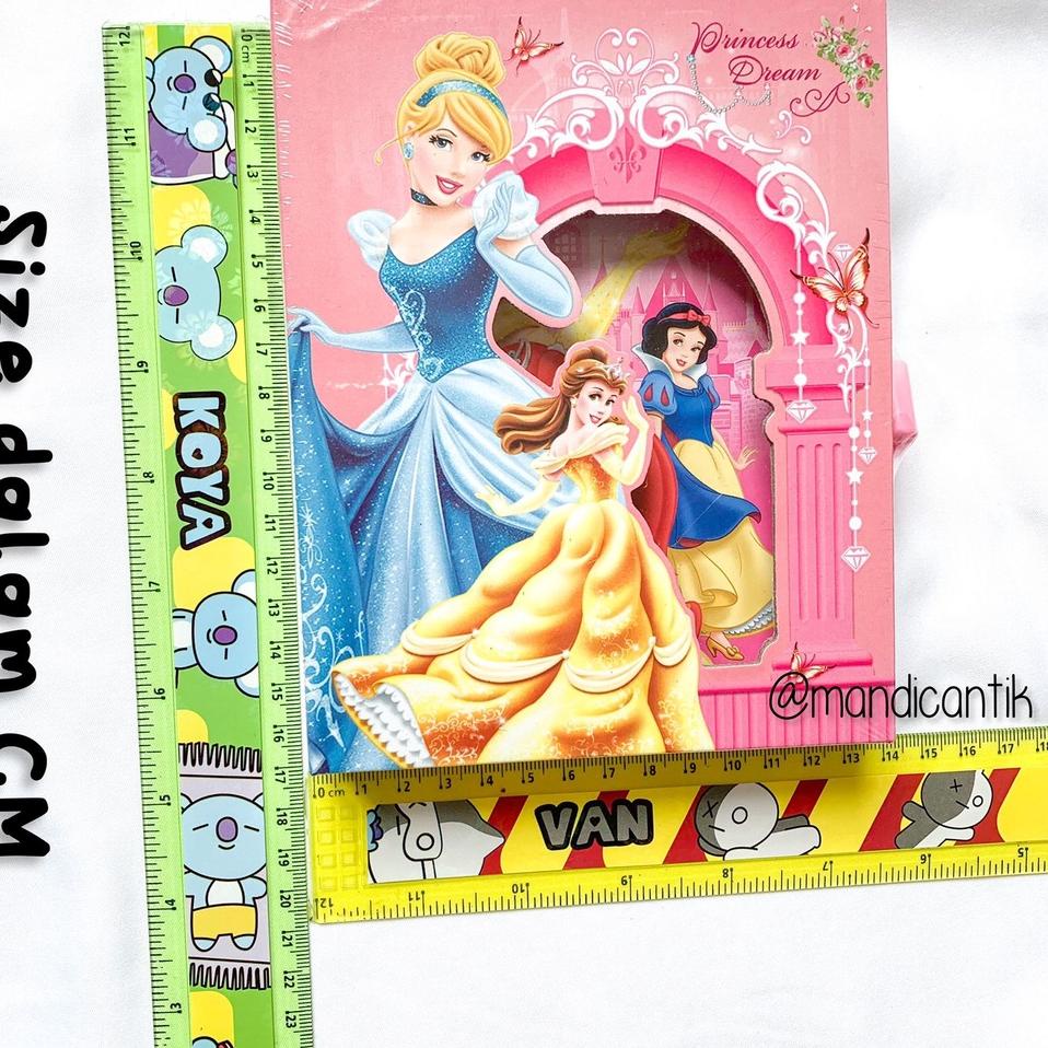 

[PRODUK EF7ZW] Mandicantik Buku gembok a6 gambar WBB we bare bears buku diary beruang teddy READY JAKARTA COD VLH