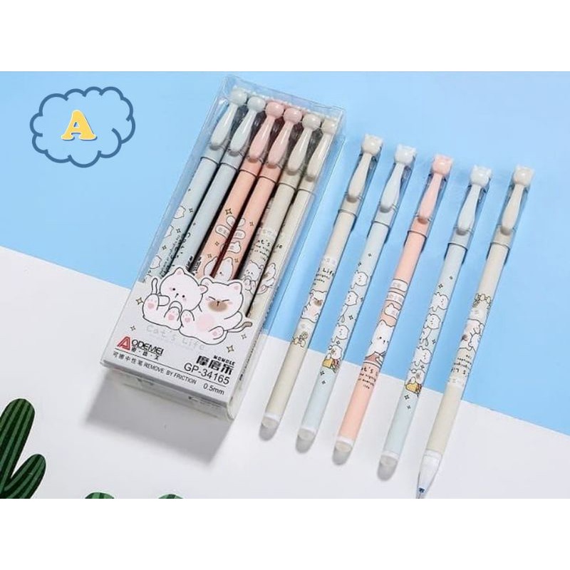 

Erasable Pen / Pen Gel Aodemei / Odemei Ajaib Bisa Dihapus Hitam 0,5mm ECERAN