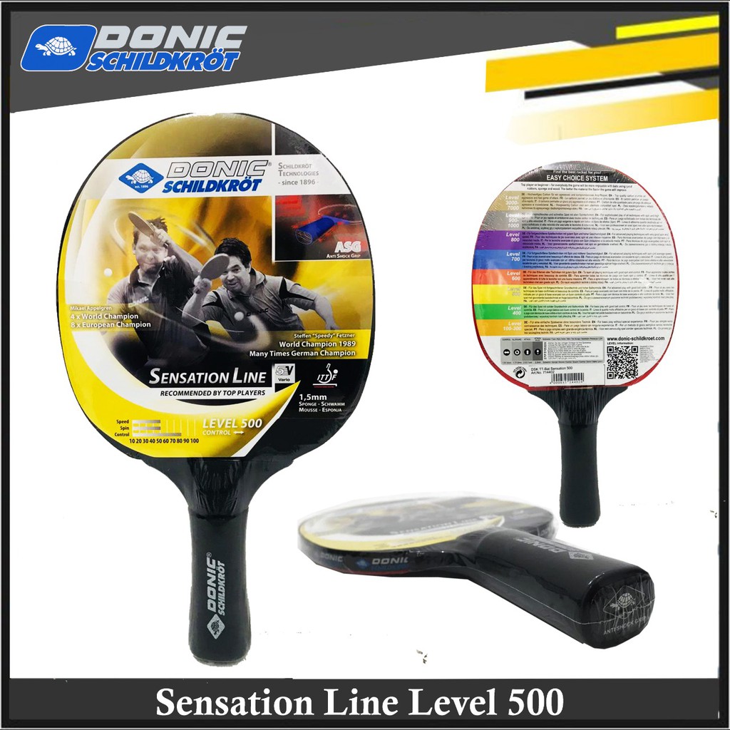 Bat Pingpong / Bet Tenis Meja DONIC Schildkrot - Sensation 500