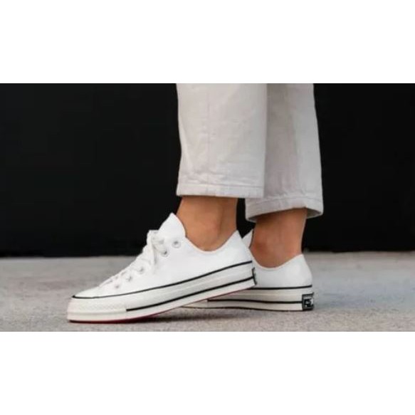 Sepatu Converse Allstar 70s Putih List Hitam Sneakers Pria Wanita Sekolah Casual Convers Snikers COD