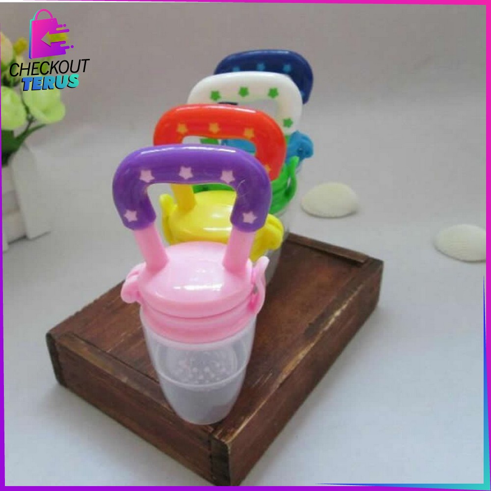 CT C44 45 Dot Buah Bayi Baby Fruit Feeder Rattle Teether Empeng Dot Buah Anak Bayi Mainan Gigitan Bayi Dot Baby