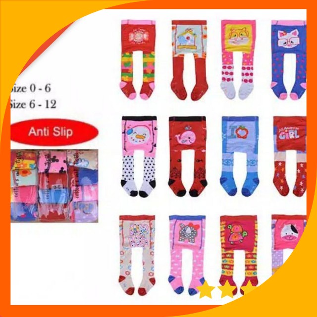 promo legging anak perempuan import 0-24 bulan / legging kaos kaki bayi perempuan