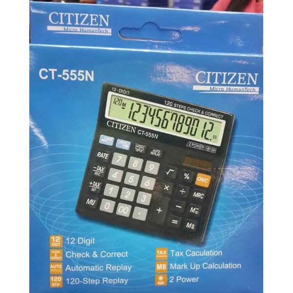 

Baru Ori Kalkulator Citizen Ct-555N Termurah
